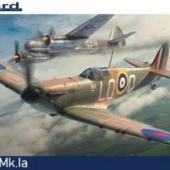 WWII Spitfire Mk Ia British Fighter (Wkd Edition Plastic Kit) 1/48 Eduard