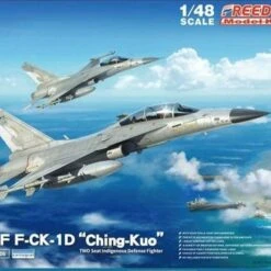 ROCAF F-CK1D Ching Kuo Two-Seat Indigenous Defense Fighter 1/48 Freedom Model Kits
