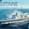 D650 Aquitaine Fremm Multi-Purpose Frigate 1/700 Freedom Model Kits