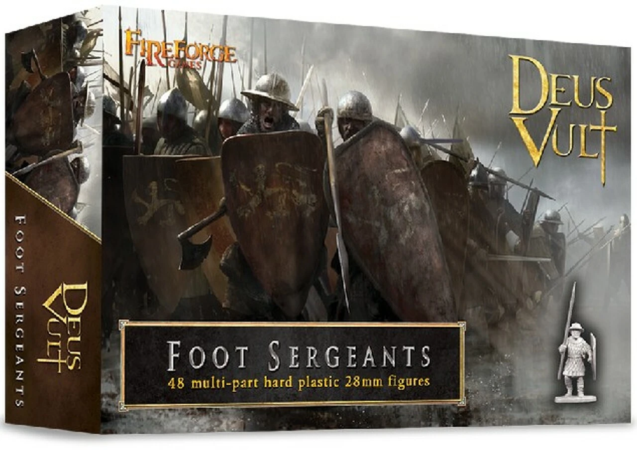 Deus Vult Foot Sergeants 28mm Fireforge Games