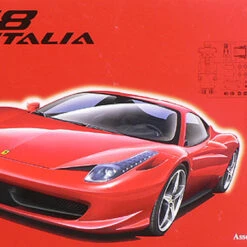 2009 Ferrari 458 Italia Sports Car 1/24 Fujimi