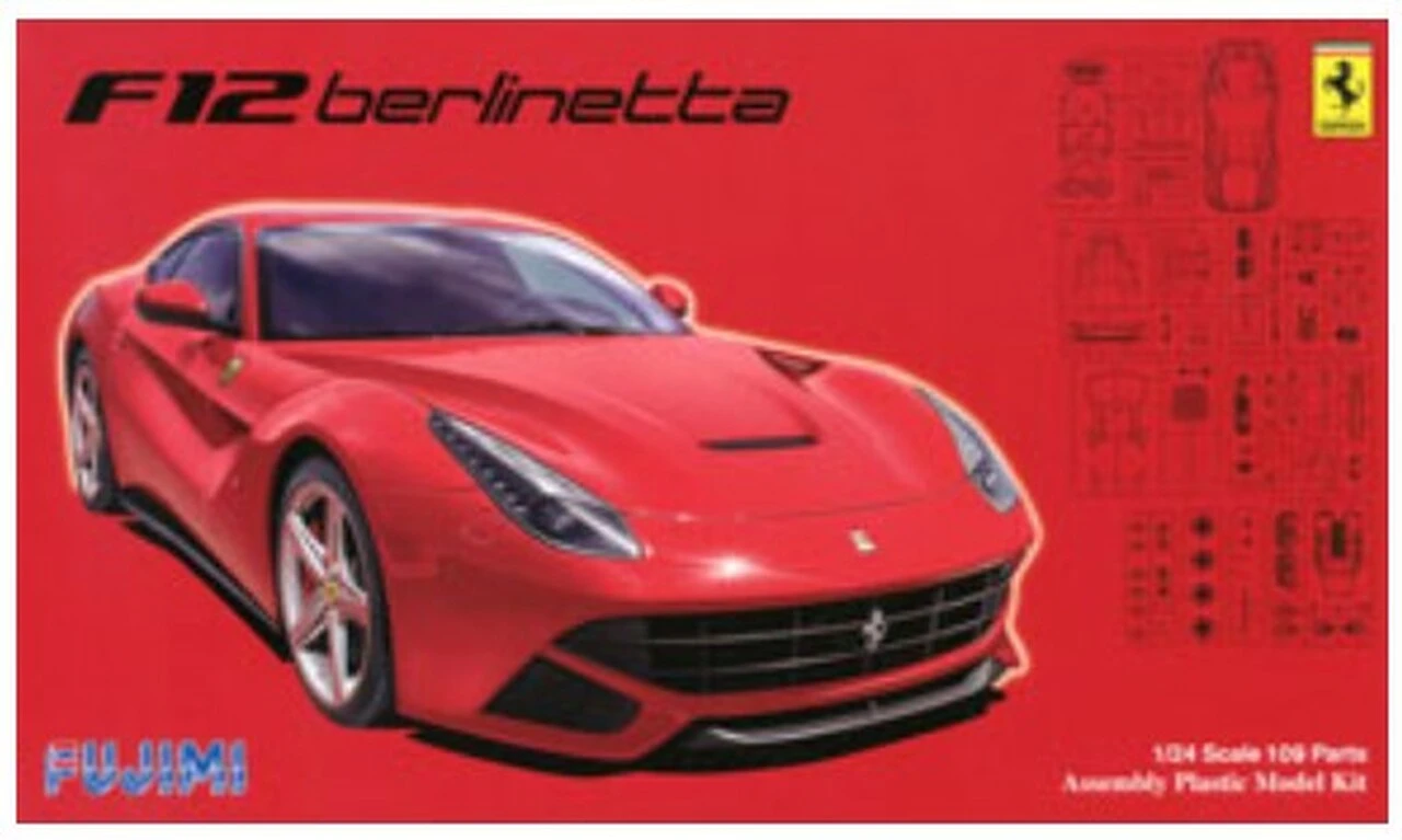 Ferrari F12 Berlinetta Sports Car 1/24 Fujimi