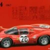 1967 Ferrari 330P4 Race Car 1/24 Fujimi