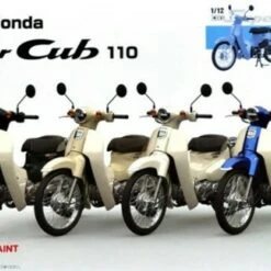 Honda Super Cub C110 Street Scooter (Blue) (Snap) 1/12 Fujimi