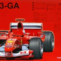 Ferrari F2003GA Japan/Italy/Monaco/Spain GP Race Car 1/20 Fujimi