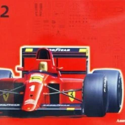 Ferrari 641/2 Mexico/France GP Race Car 1/20 Fujimi