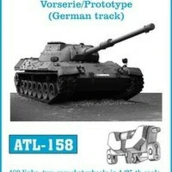 Leopard 1 Vorserie/Protype (German) Track Set (180 Links & 2 Sprocket Wheels) 1/35 Friulmodel