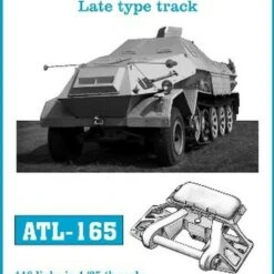 SdKfz 8 12t Late Track Set (110 Links) 1/35 Friulmodel