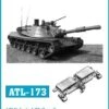 MBT70/Kpz70 Track Set (160 Links) 1/35 Friulmodel