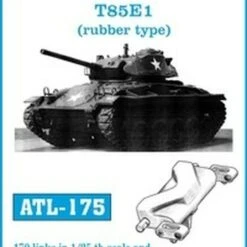 M24 Chaffee T85E1 (Rubber-Type) Track Set (170 Links) 1/35 Friulmodel
