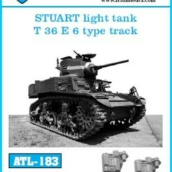 Stuart Light Tank T36E6 Type Track Set (136 Links) 1/35 Friulmodel