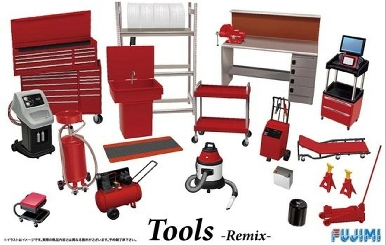 Garage Tool Set - Remix 1/24 Fujimi