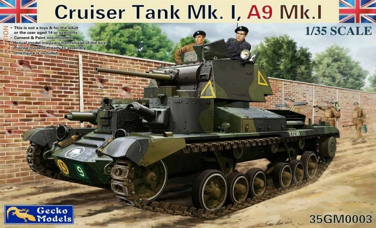 Cruiser A9 Mk I Tank 1/35 Gecko Models