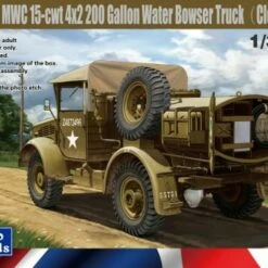 Bedford MWC 15cwt 4x2 200 Gallon Water Bowser Truck Closed Cab 1/35 Gecko Models