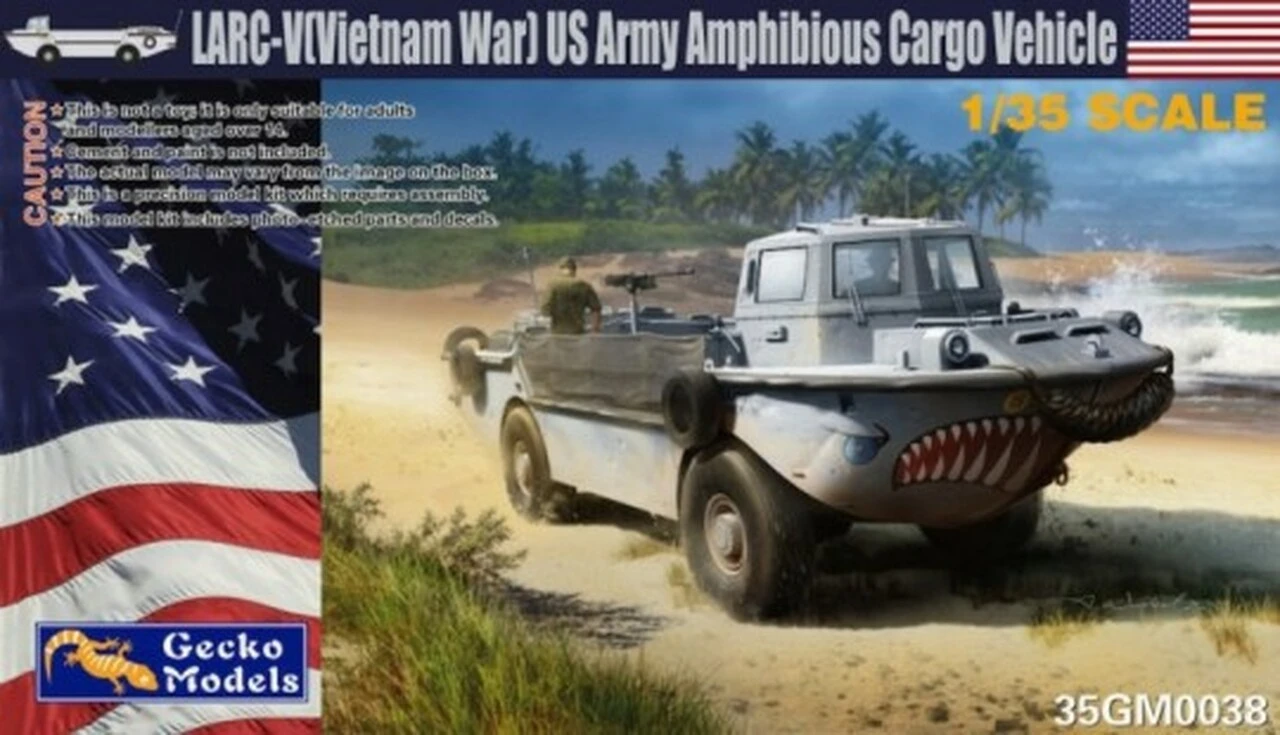 US Army LARC-V Amphibious Cargo Vehicle Vietnam War 1/35 Gecko Models