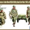 WWII Cushman Parascooter, John Wood M3A4 Utility Hand Cart Mod 1943 & 3 US Paratroopers 1/35 Gecko Models