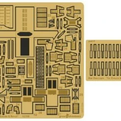 Star Wars Star Destroyer Detail Set for ZVE & RMX (Photo-Etch) 1/2700 Green Strawberry