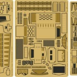 Star Wars Star Destroyer Hanger Bay Detail Set for RMX (Photo-Etch) 1/2700 Star Wars Star Destroyer Hanger Bay Detail Set for RMX (PhotGreen Strawberry