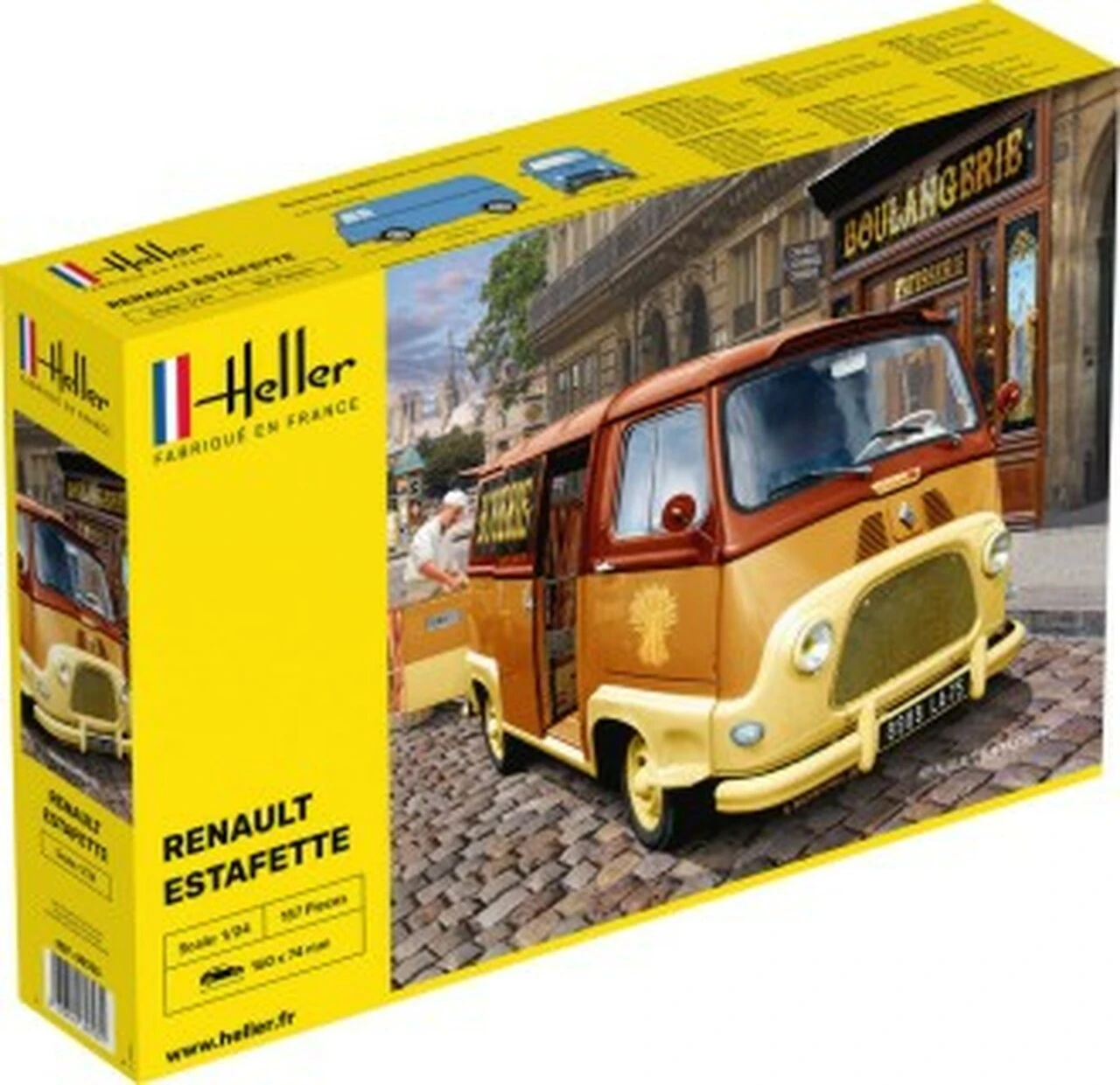 Renault Estafette Delivery Van 1/24 Heller