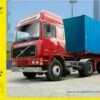 Volvo F12-20 Globetrotter Tractor w/Container & Semi-Trailer 1/32 Heller