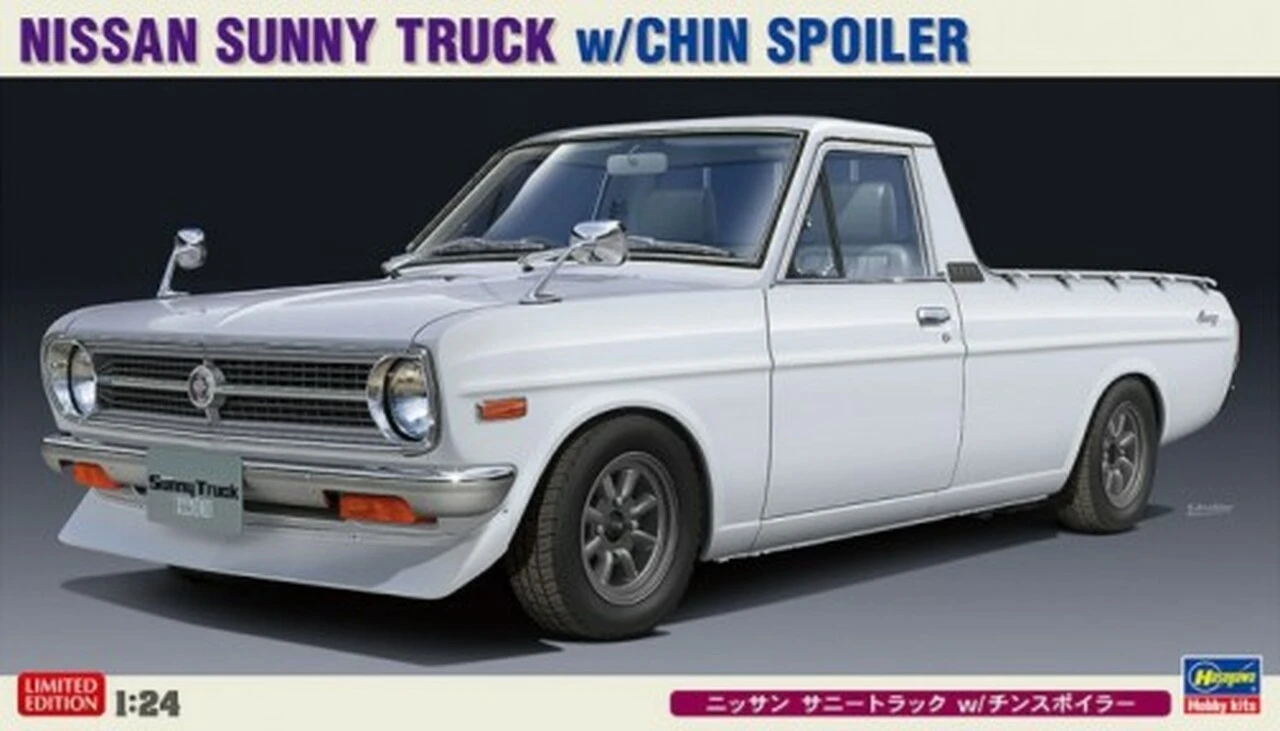 Nissan Sunny Truck w/Chin Spoiler (Ltd Edition) 1/24 Hasegawa