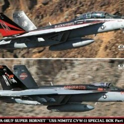 F/A-18E/F Super Hornet USS Nimitz CVW-11 Jet Fighter (Ltd Edition) (2 Kits) 1/72 Hasegawa
