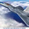 F-22 Raptor Blue Nose Detail Up Version Fighter (Ltd Edition) 1/48 Hasegawa
