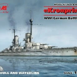 Battleship Kronprinz 1/700 ICM Models