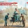 1886 Benz Patent Motorwagen w/Mrs. Benz & 2 Sons 1/24 ICM Models