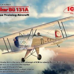 German Bucker Bu 131A Training Aircraft 1/32 ICM Models