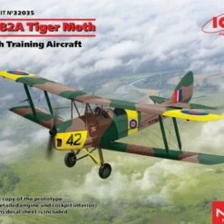 DH82A Tiger Moth British Training Aircraft 1/32 ICM Models