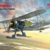 WWII Swedish J8 Gladiator Fighter with Skis 1/32 ICM Models