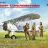 Stearman PT-17 BiPlane w/3 Newly Tooled American Cadets 1/32 ICM Models