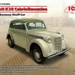 WWII German Kadett K38 Convertible Staff Car w/Top Up 1/35 ICM Models