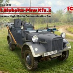 WWII German le.gl.Einheitz PkwKfz 2 Light Radio Car 1/35 ICM Models