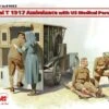 Model T 1917 Ambulance & US Medical Personnel 1/35 ICM Models
