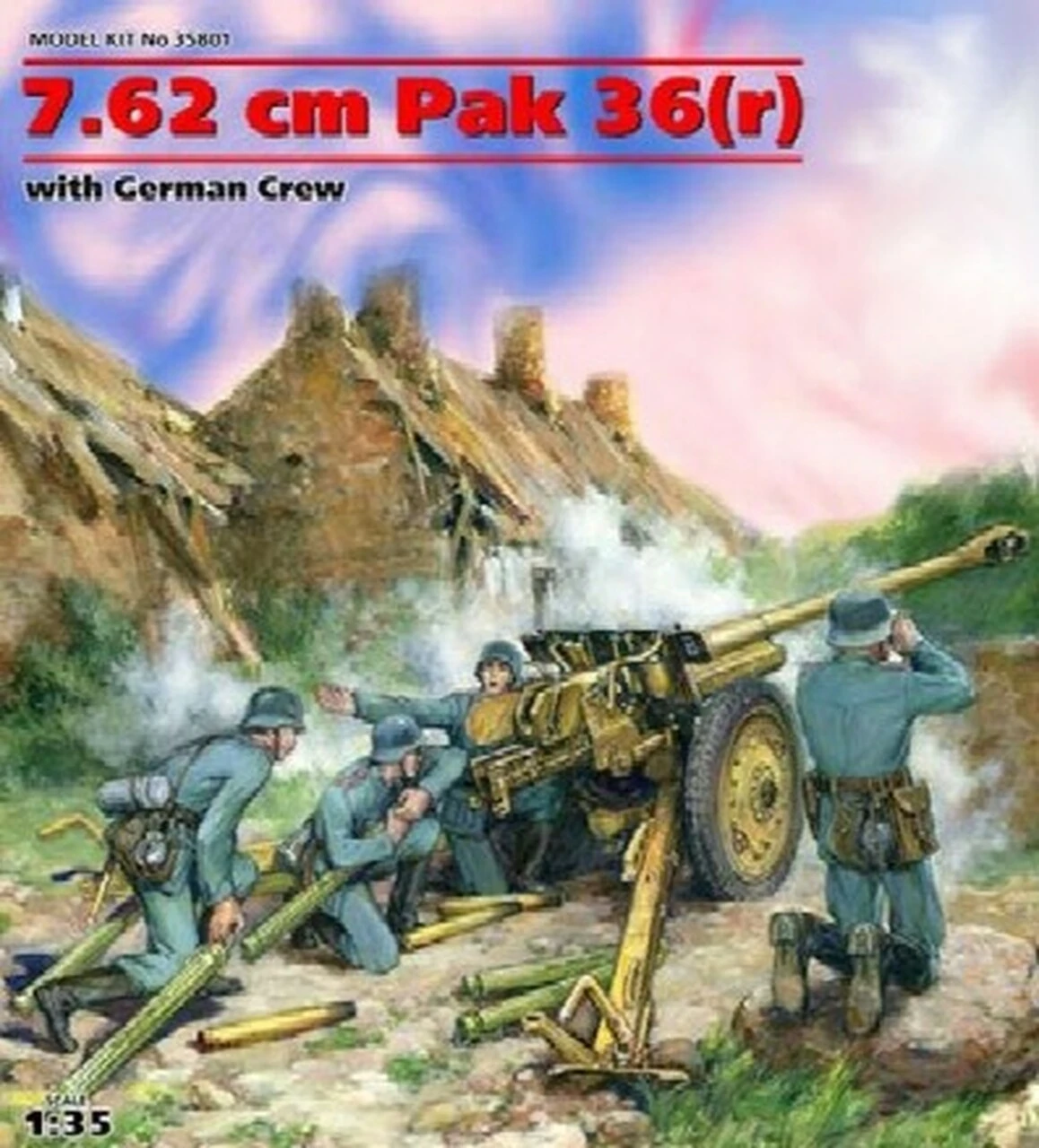 7.62cm PaK 36(r) & Crew 1/35 ICM Models