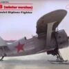 I-153 WWII Soviet Biplane Fighter Winter Version 1/48 ICM Models