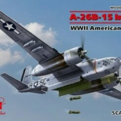 WWII USAF A-26B-15 Invader Bomber 1/48 ICM Models
