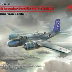 WWII A-26B Invader Pacific War Theater American Bomber 1/48 ICM Models
