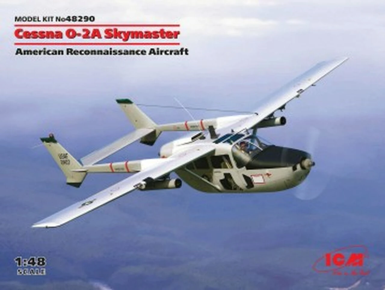 Cessna O-2A Skymaster American Recon Aircraft 1/48 ICM Models
