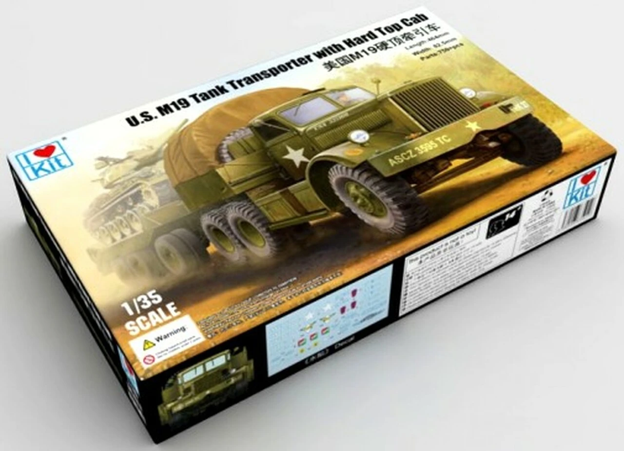 US M19 Tank Transporter w/Hard Top Cab 1/35 I Love Kit