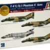 F-4C/D/J Phantom II Aces USAF/USN Vietnam Fighter 1/72 Italeri