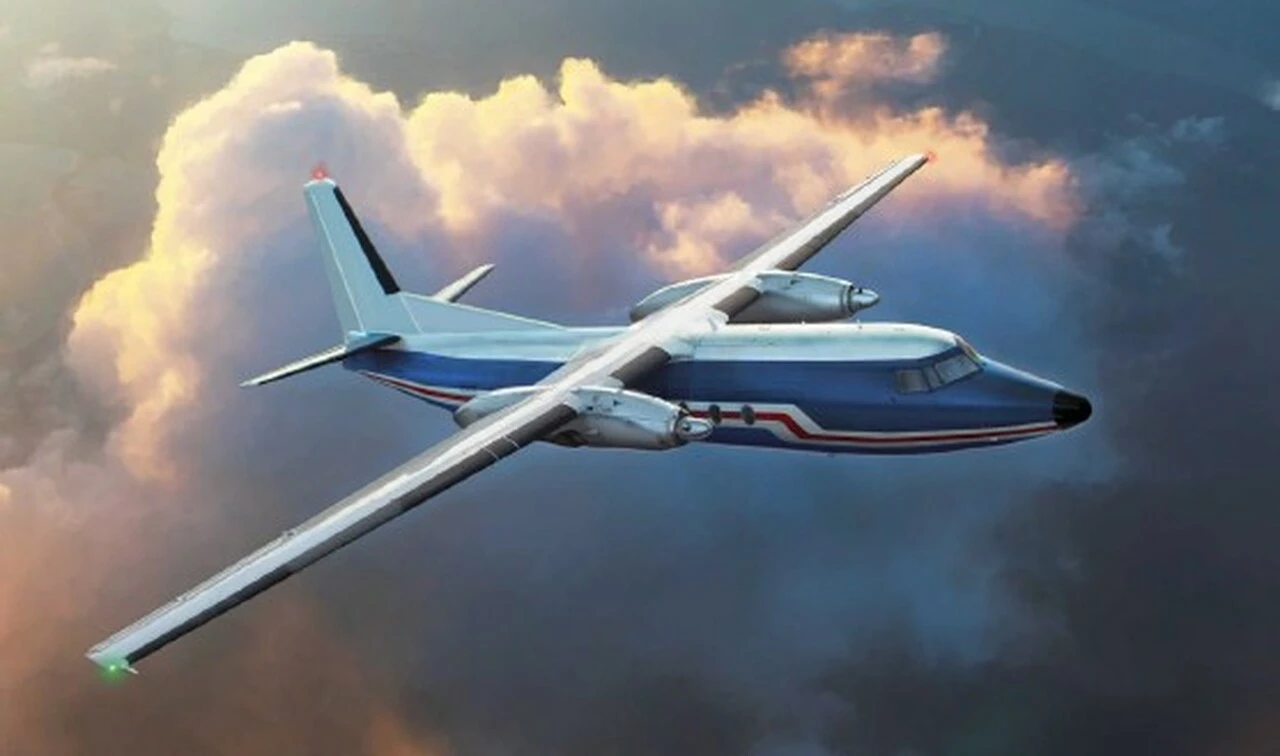 Fokker F27-400 Friendship Twin-Engine Aircraft 1/72 Italeri