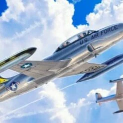 T-33A Shooting Star 2-Seater Trainer Aircraft 1/72 Italeri