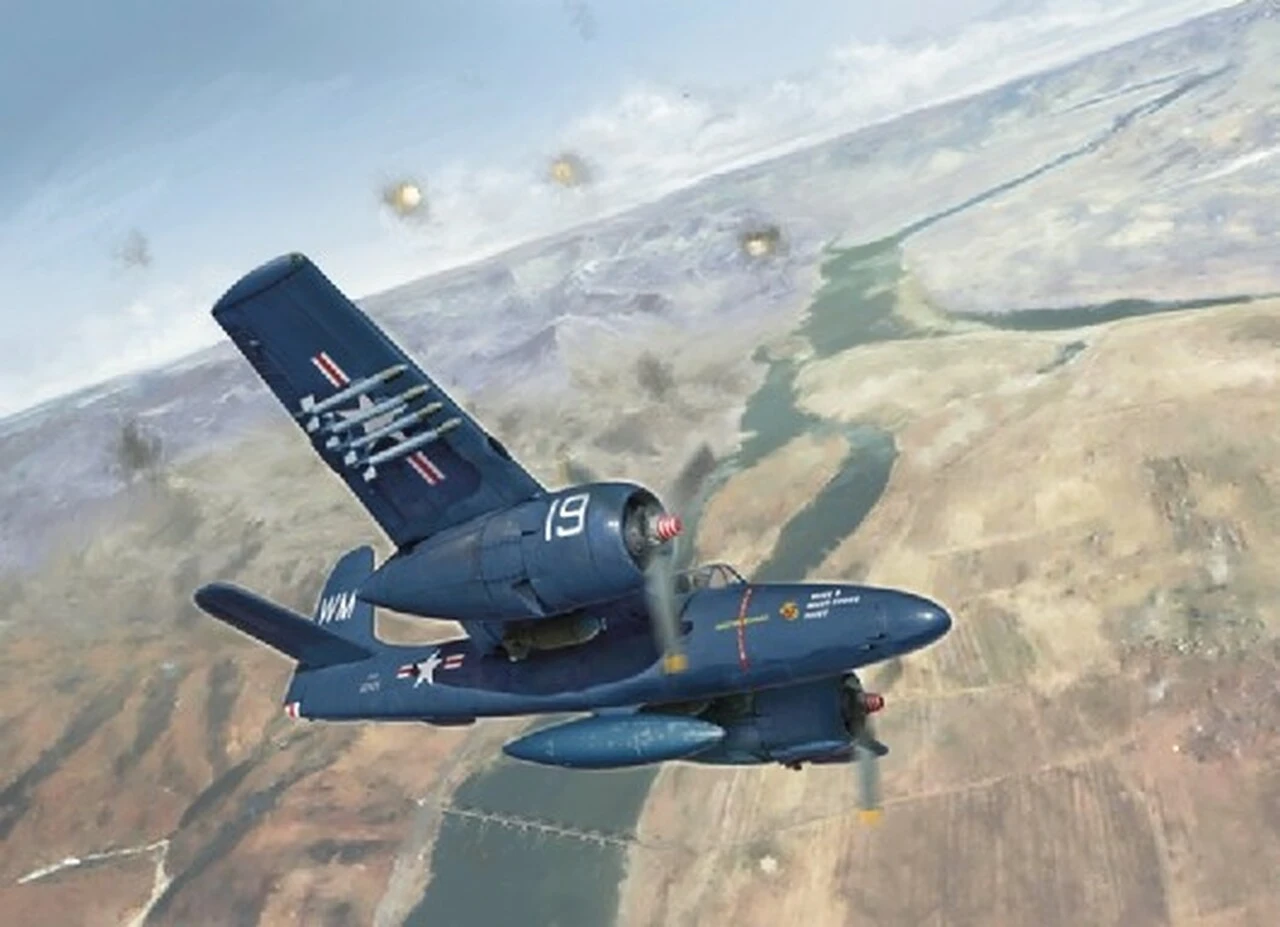 F7F-3 Tigercat US Marines Fighter 1/48 Italeri