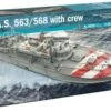 MAS 563/568 Italian Torpedo Boat w/6 Crew 1/35 Italeri