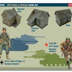 Battle at Malinava 1944 Diorama Set Eastern Front 1/72 Italeri