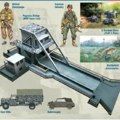 Pegasus Bridge Airborne Assault Battle Diorama Set 1/72 Italeri