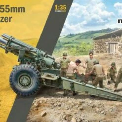 M1 155mm Howitzer w/6 Crew 1/35 Italeri